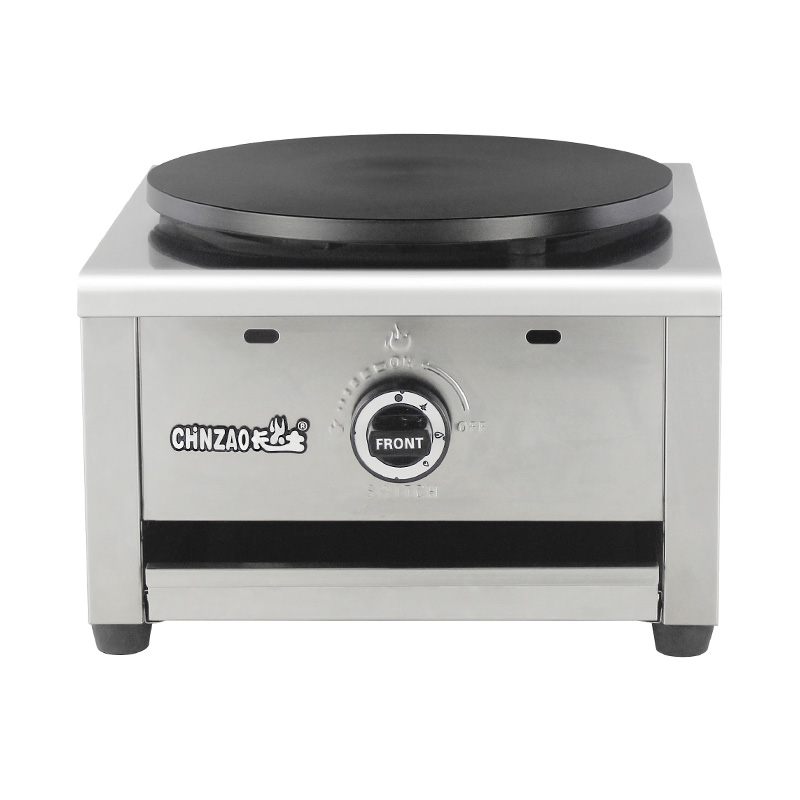 Stainless Steel Teflon Coated Natural Gas/LPG Crepe Maker Machine